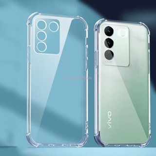 เคสซิลิโคนนิ่ม แบบใส กันกระแทก สําหรับ VIVO V27E VIVO V27 PRO V27PRO