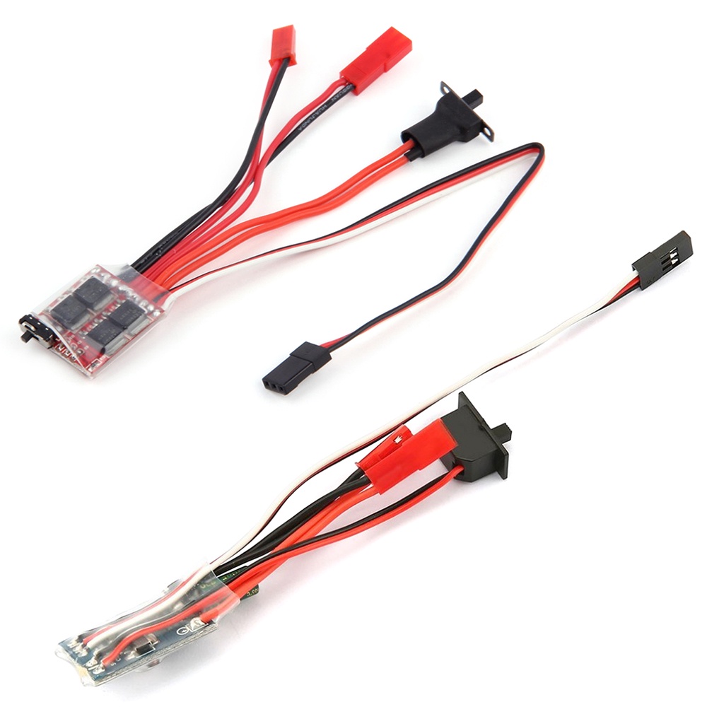 มอเตอร์ไมโคร ESC 20A 30A Brushed ESC พร้อมเบรก สําหรับรถบังคับ Mini 1/16 1/18 1/24 - รูปที่ 2