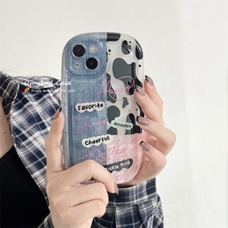 Omykod เคสโทรศัพท์มือถือ TPU ผ้ายีน ปิดด้านหลัง สําหรับ Samsung A14 A13 A12 A04S A03S A52 A51 A71 A50 A34 5G A30S A22 A32 A23 A54 A02S A11 -3.13Hot