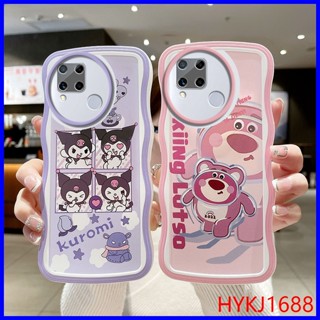 เคส Realme C15 เคส Realme C25 เคส Realme C25S เคส Realme C12 เคส Realme Narzo 30A Narzo 20 เคสโทรศัพท์มือถือ ซิลิโคนนิ่ม tpu ขอบเต็ม ลายการ์ตูนคลื่น สําหรับ TY