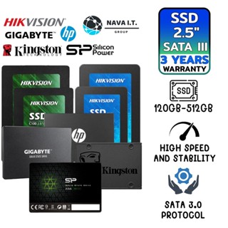 COINSคืน15%⚡FB9JMZV6⚡ SSD 120GB 128GB 240GB 250GB 256GB 480GB 500GB 512GB 1024GB HIKVISION HP KINGSTON ประกันศูนย์