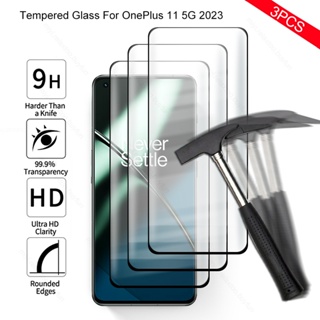 3PCS 9D Curved Tempered Glass For OnePlus 11 OnePlus11 5G 2023 PBH110 6.7" Protective Glass On One Plus 11 Screen Protector Film