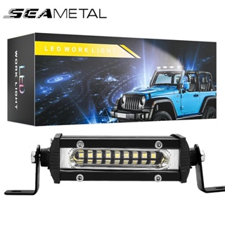 SEAMETAL ไฟLED สปอร์ทไลต์ 12V ไฟ LED ไฟทํางาน โคมไฟทำงานรถมินิ ความสว่างสูง กันน้ำ กันฝุ่น ปรับมุมได้ ไฟหน้า สำหรับ ออฟโร้ด รถยนต์ SUV รถกระบะ รถบรรทุก รถตู้