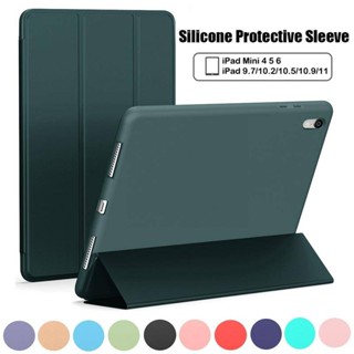 เคสหนังนิ่ม สําหรับ iPad Pro 11 12.9 2020 2021 2022 Air 10 9 8 7 5 4 6 2017 2018 10.9 10.2 นิ้ว