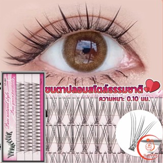 Sudyod ขนตาปลอมแบบธรรมชาติ /8/10/11/12/14 มม. ต่อขนตาแต่ละช่อ False Eyelashes