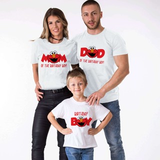 เสื้อยืด พิมพ์ลาย Dad Mom เหมาะกับครอบครัว แม่ และลูกชาย สําหรับเด็กผู้ชาย และเด็กผู้หญิง