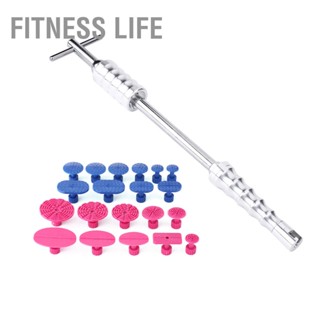 Fitness Life Paintless Dent Repair กำจัดลูกเห็บ T Bar Slide Hammer แถบดึงกาวเครื่องมือตัวรถ