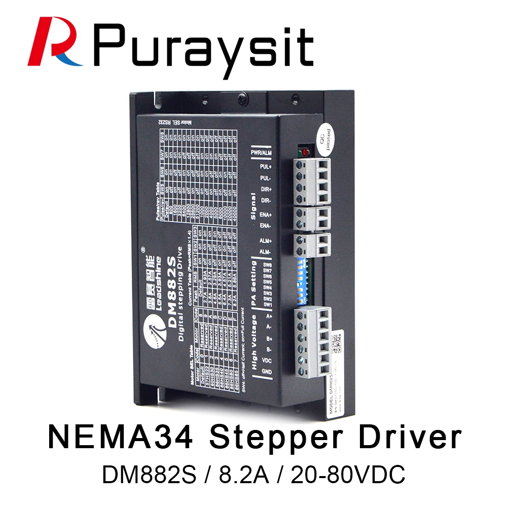 Puraysit Leadshine Digital Stepper Motor Drive DM882S อัปเดตจาก AM882 Match สําหรับ 57HS22 60HS30 86