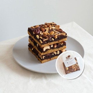 Brookies รสใหม่ King of Nuts ขนาดประมาณ 3*3นิ้ว