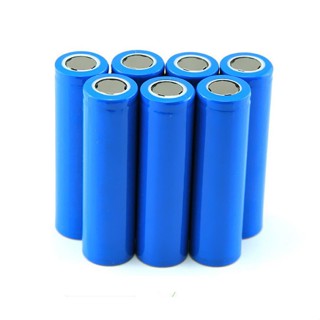 ถ่านไฟฉาย ถ่านชาร์จ แบตเตอรี่ ชาร์จได้ Li-ion 3.7V ถ่านชาร์จได้ รุ่น 18650 แบตเตอรี่ลิเธียม ไอออน  2000mAh ถ่านไฟฉาย