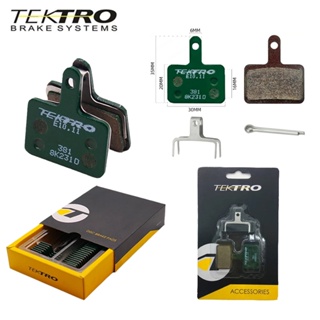 TEKTRO E10.11 MTB Bicycle Disc Brake Pads Resin Metal Pad for Shimano BR-M355 M375 M5395 M415 M475 M515 M525 MT200 Brake Systems