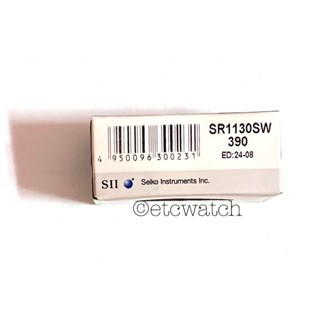 พร้อมส่ง&gt; ถ่านกระดุม Seizaiken 390 , SR1130SW 1 ก้อน ถ่าน