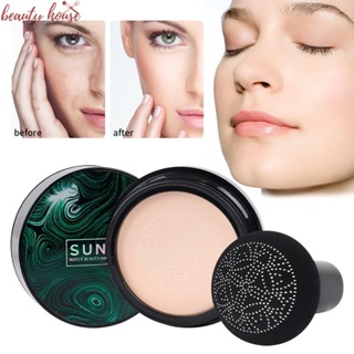 Sunisa หัวเห็ด BB Air Cushion Plant Essence Air Cushion face Moisturizer Multi-Effect Anti-Aging Matte น้ําหนักเบาครอบคลุมสูงบีบีครีม Pseudo-face Brightening Tool