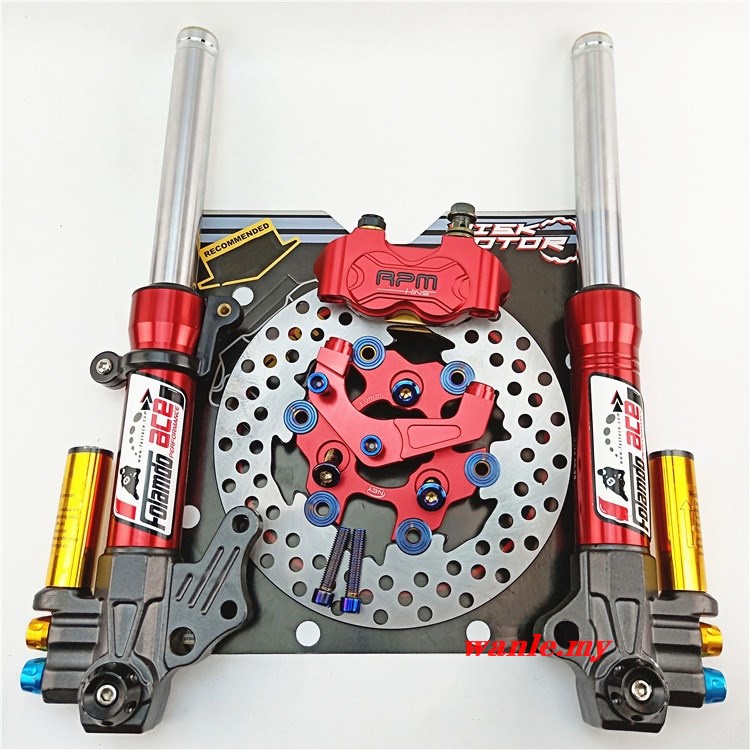 007MOTO Fast 27-Core การดูดซึมโช๊คหน้า rpm200 รังสีขนาดเล็ก Love Lee Calipers ดิสก์เบรกส้อมด้านหน้า 