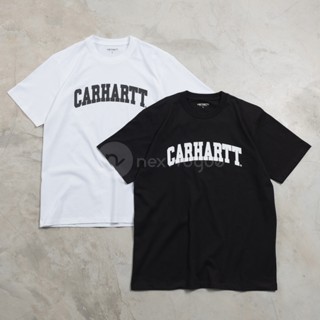 Carhartt เสื้อยืดแขนสั้น พิมพ์ลายโลโก้ตัวอักษร แฟชั่นฤดูร้อน สําหรับผู้ชาย และผู้หญิง