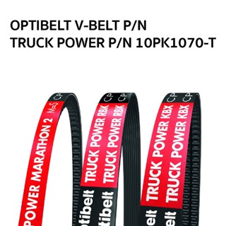 OPTIBELT V-BELT P/N  TRUCK POWER P/N 10PK1070-T