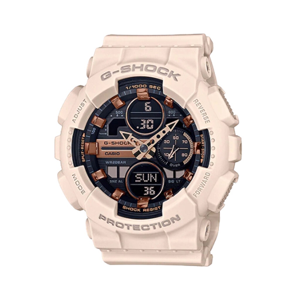 CASIO G-SHOCK นาฬิกาข้อมือ นาฬิกากันน้ำ นาฬิกาของแท้ ประกันศูนย์ CMG 1 ปี รุ่น GMA-S140M-4A นาฬิกาสี