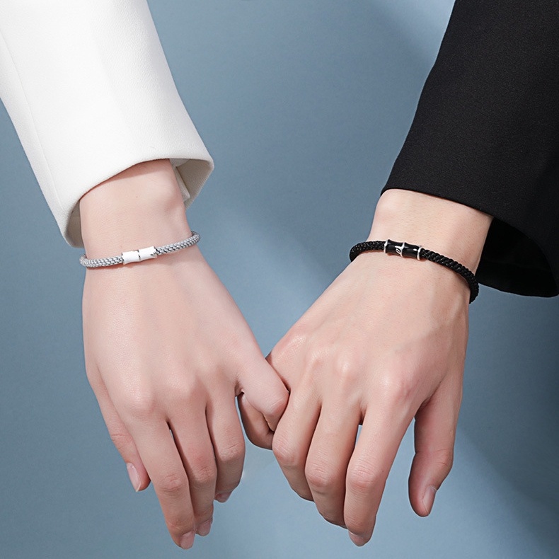 1 ชิ้น อินเทรนด์ ไม้ไผ่ กําไลข้อมือ เพื่อน คู่รัก สร้อยข้อมือ ชาย หญิง ทอ เสน่ห์ สร้อยข้อมือ ปรับได้ เชือกถัก เครื่องประดับ