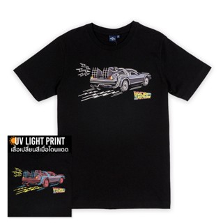 Universal Studios Men Back To The Future UV Sensitive T-Shirt - เสื้อยืดผู้ชายเทคนิคสียูวีเปลี่ยนสีเมื่อโดนแดด  สิน_03