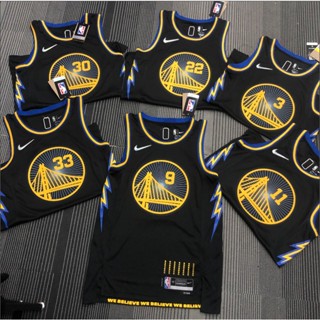 [ขายดี] เสื้อกีฬาแขนสั้น ลายทีม NBA jersey Golden State Warriors 30 2022 #ลูกบาสเก็ตบอล 11 9 22 75th สีดํา