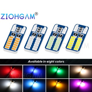 Ziohgam T10 หลอดไฟ W5W LED 194 168 W5W สําหรับติดป้ายทะเบียนรถจักรยานยนต์