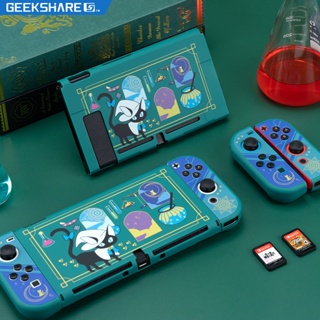 Geekshare Alchemy Cat เคสป้องกัน แบบแข็ง สําหรับ Nintendo Switch และ Switch OLED