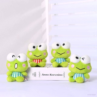 Ellen Sanrio Keroppi พวงกุญแจ จี้ตุ๊กตากบน่ารัก สีเขียว สําหรับเด็กผู้หญิง