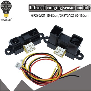 Gp2y0a21yk0f GP2Y0A02YK0F เซนเซอร์วัดระยะอินฟราเรด IR อนาล็อก VE713 10-80 ซม. 20-150 ซม.