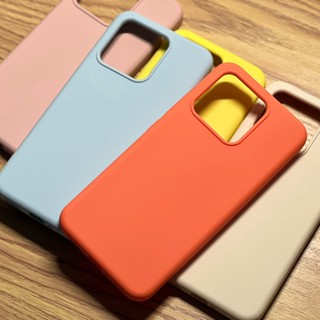 เคสโทรศัพท์มือถือ ซิลิโคน บางมาก กันกระแทก สีพื้น สําหรับ Xiaomi 13 13pro