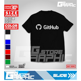 เสื้อยืด ลาย GITHUB คุณภาพดี