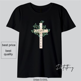 เสื้ เสื้อยืด พิมพ์ลาย Cross HAPPY EASTER Spiritual EASTERS-5XL