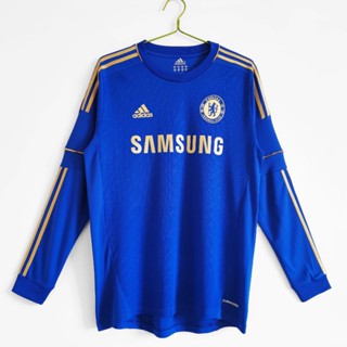 เสื้อกีฬาแขนยาว ลายทีมชาติฟุตบอล Chelsea Home 2012 13 ย้อนยุค ไซซ์ S-XXL