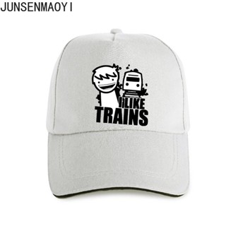 Vsmk 【พร้อมส่ง】ใหม่ หมวกเบสบอล ลายภาพยนตร์ ASDF I Like Trains SMILE Version แฟชั่นสําหรับผู้ชาย และผู้หญิง