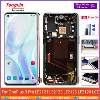 ของแท้ 100% หน้าจอสัมผัสดิจิทัล LCD 6.7 นิ้ว สําหรับ OnePlus 9 Pro LE2121 LE2125 LE2123 LE2120 LE2127 1+ 9Pro