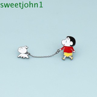 Sweetjohn เข็มกลัดลายการ์ตูนสัตว์สําหรับสัตว์เลี้ยงสุนัข