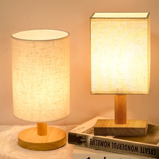 โคมไฟ LED โคมไฟหัวเตียง - โคมไฟ เสียบไฟบ้าน แถมหลอด e27 โคมไฟตั้งโต๊ะ  LED โคมไฟอ่านหนังสือ ของขวัญวันเกิด