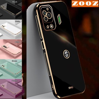 Xiaomi Black Shark 5 / 5 Pro BlackShark 5Pro Blackshark5 Slim 7D Square Plating TPU Case Soft Silicone Back Cover Plated Phone Casing Shockproof Cases Anti Fall