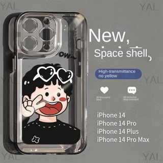 เคสโทรศัพท์มือถือ ซิลิโคนนิ่ม แบบใส ลายการ์ตูน สําหรับ Iphone 11promax 8plus 12pro 13pro 14pro 14plus 12 13 xsmax 11 7plus xr x7