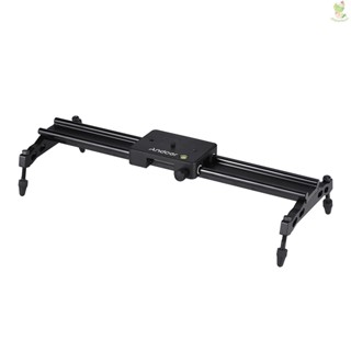 Andoer 40cm/ 15.7in Portable Aluminum Alloy Camera Track Dolly Slider Stabilizer Rail System Max. Load 6kg/ 1.3lb for DSLR Camera DV Camcorder Video Film Making