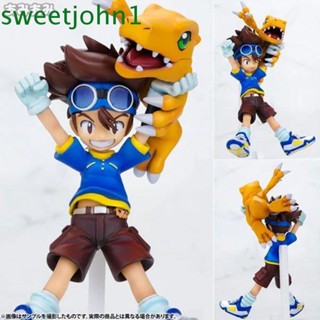 Sweetjohn โมเดลฟิกเกอร์พีวีซีรูปการ์ตูน Gabumon Adventure Taichi Yagami Ishida ของเล่นสําหรับเด็ก