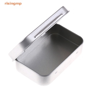 [risingmp] 95*60*20mm Metal Tin Flip Storage Box Case Organizer For Coin Candy Keys