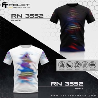 เสื้อกีฬาแบดมินตัน Felet Rn-3552 Baju