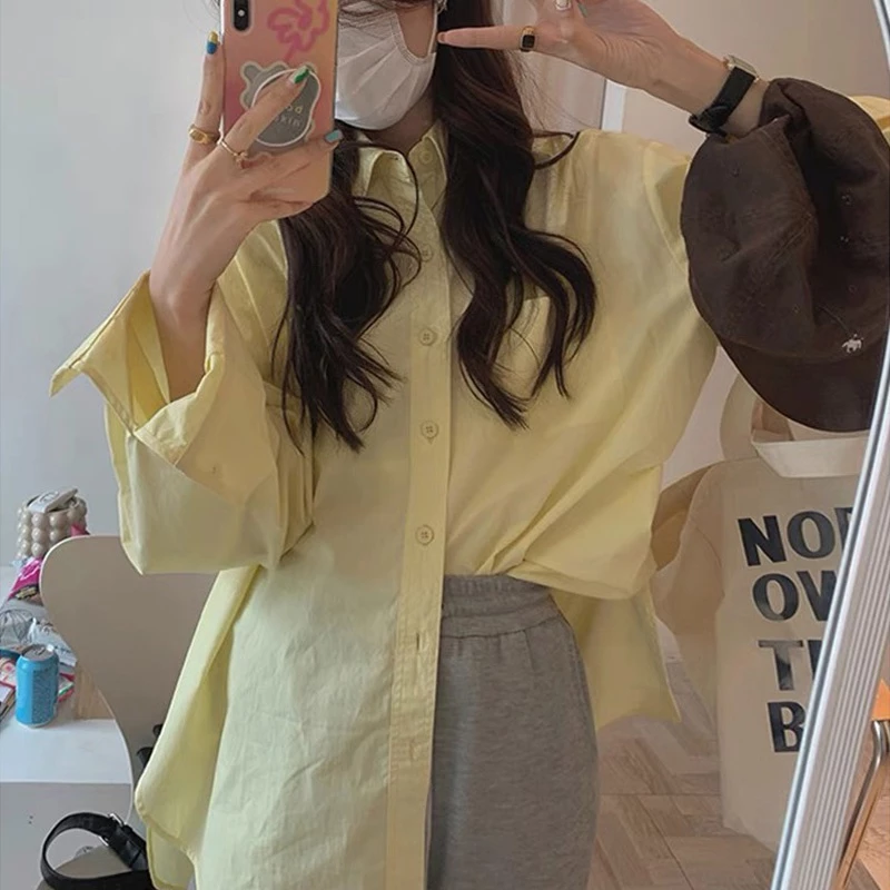 เสื้อเซิ้ตผู้หญิง เสื้อเซิ้ตทรงใหญ่ เสื้อผ้าแฟชั่นหลายสีพร้อมเลือกพร้อมส่งราคาน่ารัก thumbnail 6