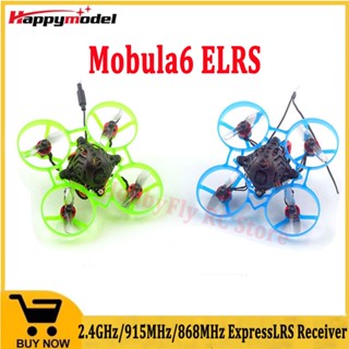 Happymodel Mobula6 ELRS ตัวรับสัญญาณมอเตอร์โดรน 1s 65 มม. 2.4GHz 915MHz 868MHz ExpressLRS Nano3 SE0702 KV26000 FPV TinyWhoop