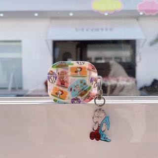 เคสหูฟังบลูทูธไร้สาย ลายการ์ตูนสนูปปี้น่ารัก พร้อมจี้ สําหรับ AirPods 3 AirPods 1 2 AirPods pro 2