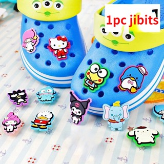 CROCS เข็มกลัด ลายการ์ตูนอนิเมะญี่ปุ่น Jibbitz Snoopy Jibitz Charm Snoopy Cinnamoroll Gemini Jibits สําหรับตกแต่งรองเท้าเด็ก