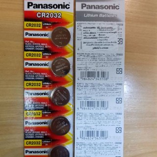 ถ่าน ของแท้ Original 1 ก้อน CR2032 Panasonic Lithium Battery ถ่านลิเธียม