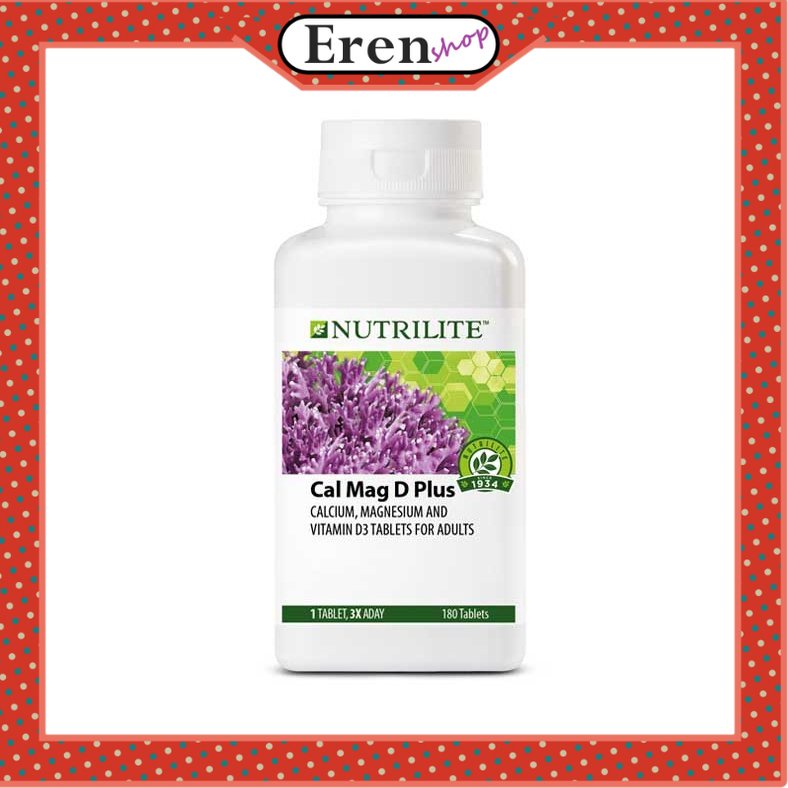 แคล แมค ดี พลัส Amway NUTRILITE Cal Mag D plus แคลเซียมแอมเวย์ 180 เม็ด