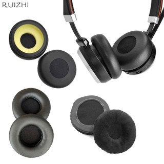 แผ่นครอบหูฟังหนัง แบบเปลี่ยน สําหรับ Jabra Evolve 20 20se 30 30II 40 65 65+ 1 คู่