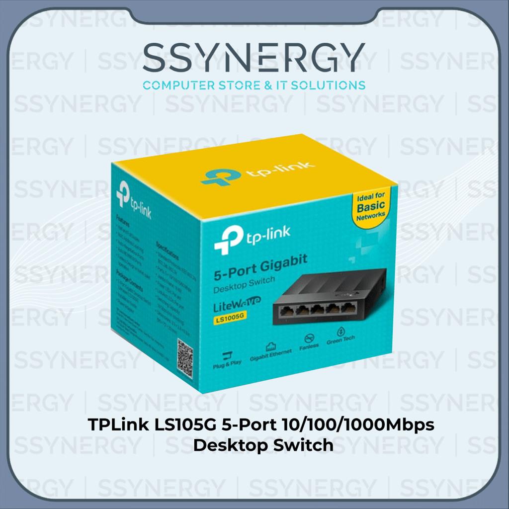 TP-Link 5 Port LS1005G Gigabit Tplink Desktop Switch Hub LS1005G